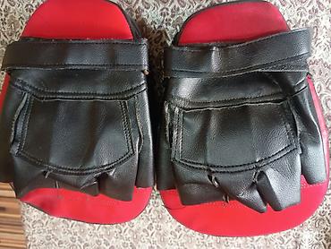 Спорт и хобби: Məhsul: Boks üçün əlcəklər + fokus mittləri (pads) - Brend və — 6