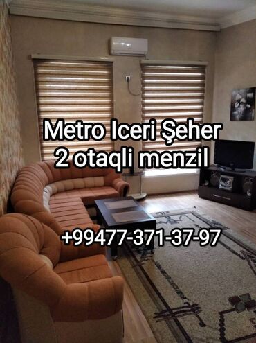 недвижимость в азербайджане: Metro Iceri Wehere 5 deqiqe piyada. 3/1 mertebesi, 2 otaqli. Metbex