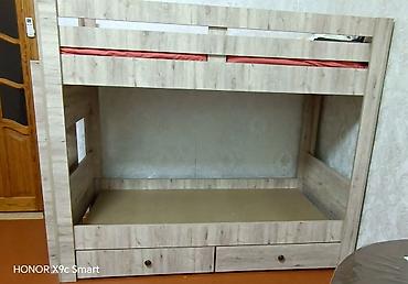 meheccer: İki mərtəbəli çarpayı - Material: ağac teksturalı laminat/MDF — 1