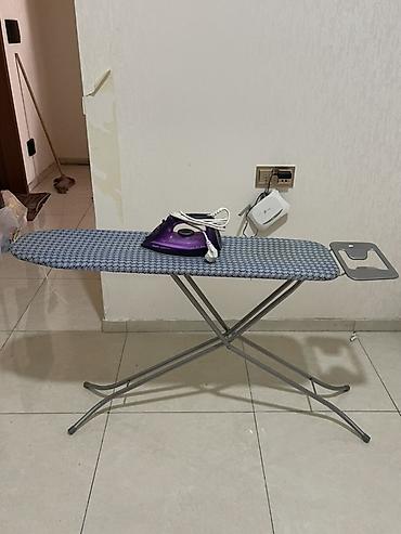 paltar asmaq ucun dəmir: Philips EasySpeed Plus buxarlı ütü + ütü taxtası dəsti Məhsulun — 1