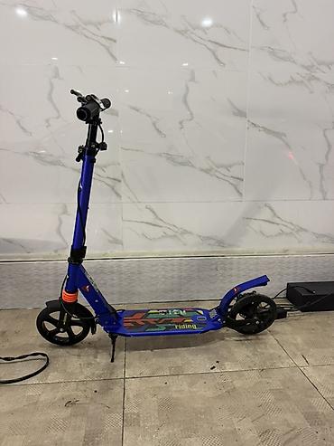Электротранспорт: Şəhər üçün elektrik skuter - Rəng: mavi, rəngarəng “City Riding” — 2