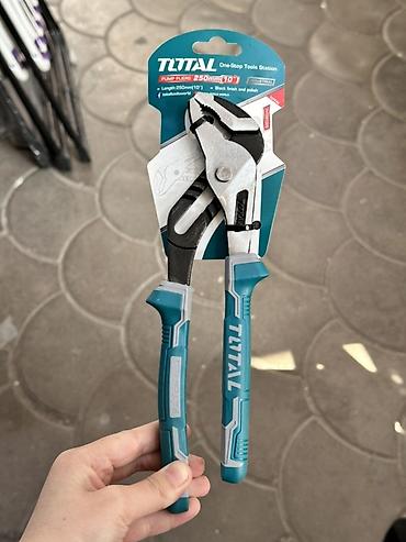 клещи инструмент: Пассатижи-газовые (водяные) TOTAL Pump Pliers 250 мм (10") - Бренд — 1