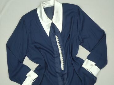 bluzki z dekoltem v plus size: Koszula damska, rozmiar XL