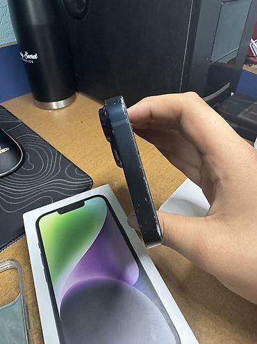 Apple iPhone: IPhone 14, Б/у, 256 ГБ, Черный, Зарядное устройство, Чехол, Кабель, 79 % — 6