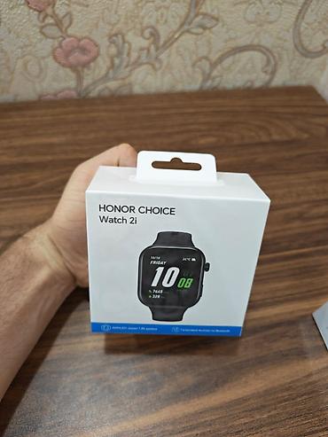 Yeni, Smart saat, Honor, Sensor ekran, rəng - Qara