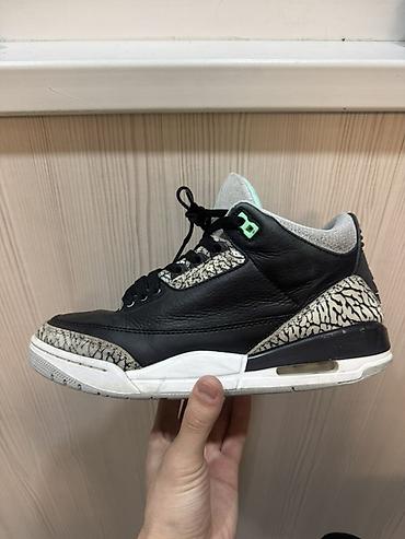 Кроссовки и спортивная обувь: Продаю б/у джордан 3 ОРИГИНАЛ ОРИГИНАЛ размер 43 без стелек шнурки — 5