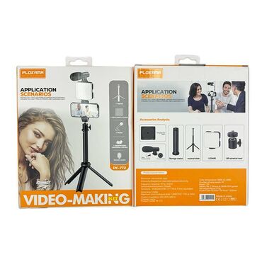 Telefon üçün tripodlar: Tripod Ştativ Telefon Tutacağı Mikrofon Plokama PK 772 78.5 mm-ə