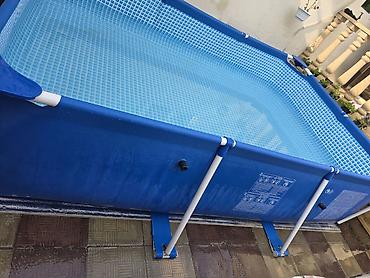 Ev üçün digər mallar: Hovuz satılır ! 3m×2m×75sm Hovuz satılır az işlənib hec problemi — 4