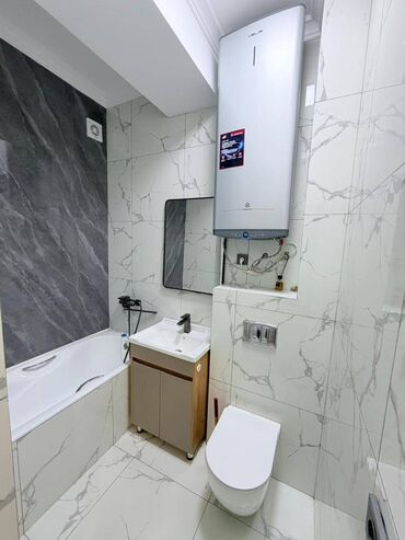 сдам 2 комнатную квартиру на длительный срок рядом джал бишкек: 2 комнаты, Агентство недвижимости, Без подселения, С мебелью полностью