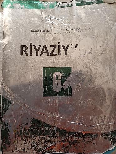 Məhsul: “Riyaziyyat – 6” test tapşırıqları kitabı Xüsusiyyətlər: - lalafo.az -da Məhsul: “Riyaziyyat – 6” test tapşırıqları kitabı Xüsusiyyətlər: -