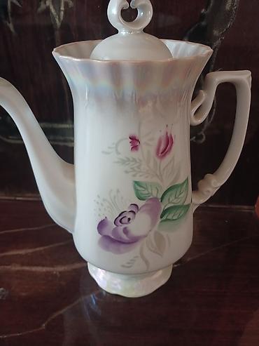 gunuş saat: Porselen çay/qəhvə çayniki təmiz keçmiş Antokvar Çin malı - Material — 1
