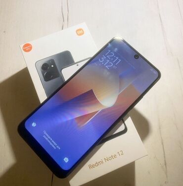 Xiaomi: Xiaomi Redmi Note 12, 128 GB, rəng - Boz, 
 Sensor, Barmaq izi, İki sim kartlı