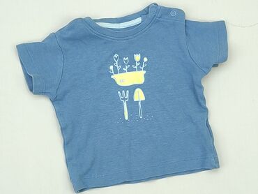 krótkie spodenki jeansowe chłopięce: T-shirt, Lupilu, 3-6 months, condition - Very good