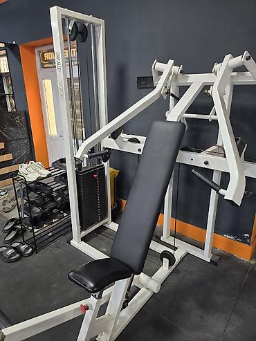 Спорт и отдых: Vasil Gym markalı peşəkar trenajor – oturacaqlı ştanqsız sinə pressi — 2