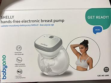 süd pompası: BabyOno SHELLY – əlsiz elektron döş pompası - Əlsiz istifadə — 1