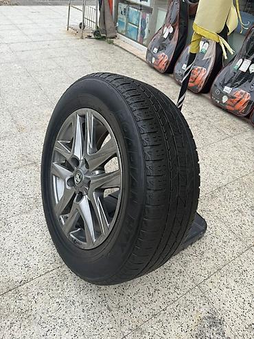 afdomobil: Toyota orijinal yüngül lehimli disk + şin komplekti - Disk: Toyota — 1