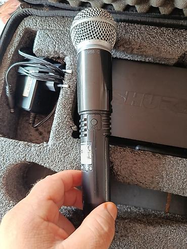 əşyaları: SHURE GLXD24 SM58 SHURE SUPER vəziyətdədi üç ayın mikrafondu təcili — 1
