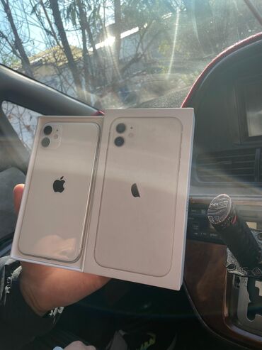 iphone 11 цена бишкек бу: IPhone 11, Колдонулган, 128 ГБ, Ак, Каптама, Куту, 84 %