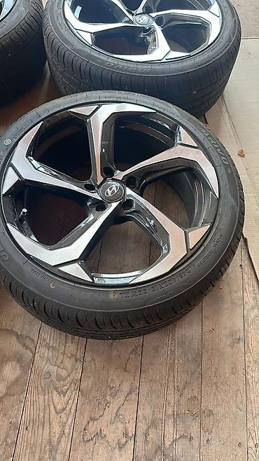 hunday diskleri: Hyundai orijinal yüngül lehimli disklər və şinlər komplekti - Markalı — 1