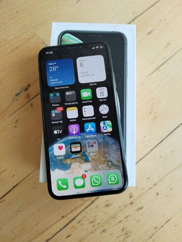 ayfon s 4: IPhone Xs, 256 GB, Black Titanium, Zəmanət, Simsiz şarj, Face ID