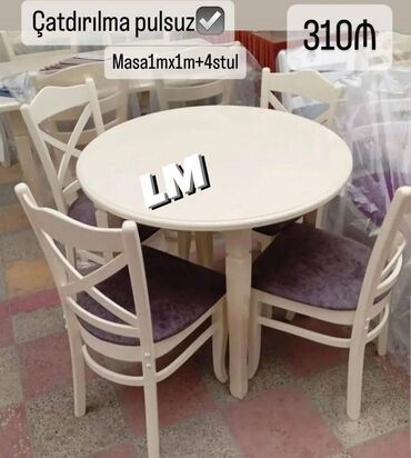 TV altlığı: Göz oxşayan masa dəsti YENİDİR💫 ♻️Qiymət : 310 azn Masa : 1m x 1m