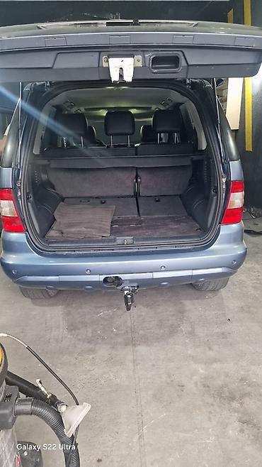 masin kreditlə: Mercedes-Benz M-Class (W163) SUV - Kuzov: 5 qapılı, mavi rəng, dam — 2