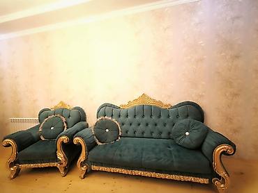 Divan 1 eded kreslo. 450azn. yaxsı veziyyetde ünvan ramana(2636)