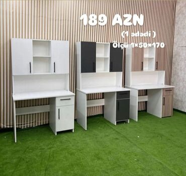 Uşaq masaları: Oğlan və qız üçün, Yeni, Siyirməli, Yazı masası, Stulsuz — 6