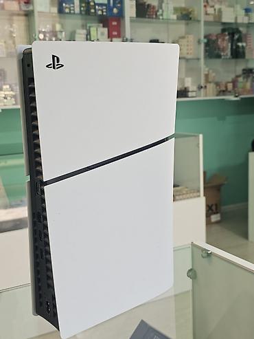playstaion 5: PlayStation 5 slim. usd usde 4 fefe isdifade olunub qutusuna kimi var — 2