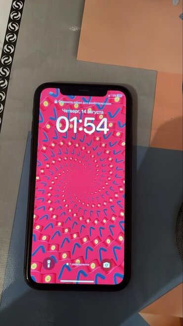 аккумулятор для айфона: IPhone 11, Колдонулган, 128 ГБ, Кара, 82 %