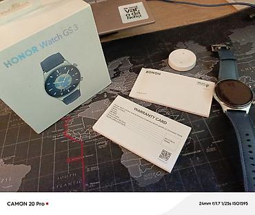 смарт часы с сим картой: HONOR Watch GS 3 ağıllı saat - Model: HONOR Watch GS 3 - Rəng: Göy — 1
