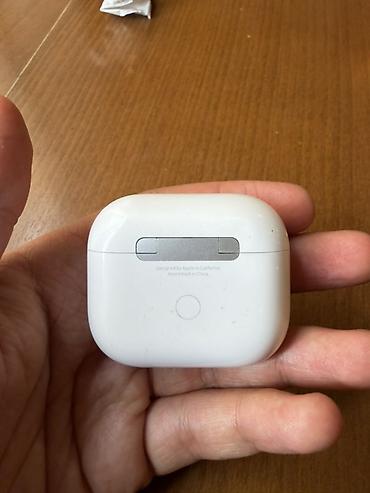 airpods qulaqcıq: Apple AirPods (3-cü nəsil) – MagSafe şarj qutusu ilə - Rəng: Ağ - — 3