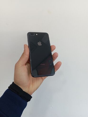 Apple iPhone: IPhone 8 Plus, 64 GB, Black Titanium, Barmaq izi