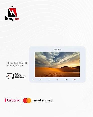 wifi domofon: Domofon "Slinex SM-07MNHD kit" 💳 Kredit şərtləri: Ayliq cəmi 24.56 AZN — 1