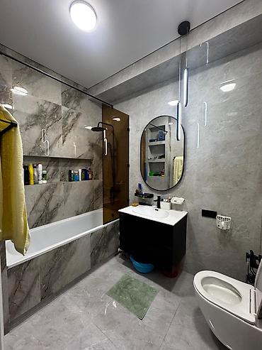 3комнаты: 3 комнаты, 100 м², Асанбай мкр Элитка, 5 этаж, Евроремонт — 9