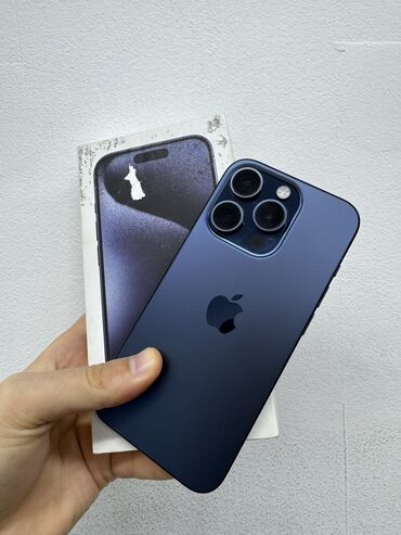 сколько стоит iphone 7 в кыргызстане: IPhone 15 Pro, Колдонулган, 256 ГБ, Blue Titanium, Куту, 90 %