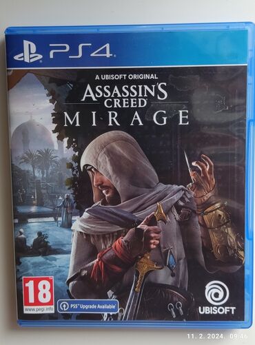 PS4 (Sony Playstation 4): Assassins creed mirage za ps4 u odlicnom stanju slanje post expresom