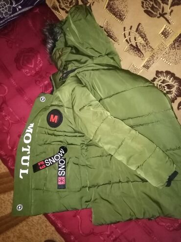 Kurtkalar: Uşaq üçün qışlıq parka - Rəng: zeytun-yaşıl Uşaq gödəkçəsi Şəki — 6