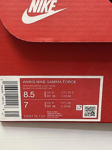 найк форс: Кроссовки, 40, Nike, Новый, цвет - Белый, Самовывоз, Платная доставка — 3