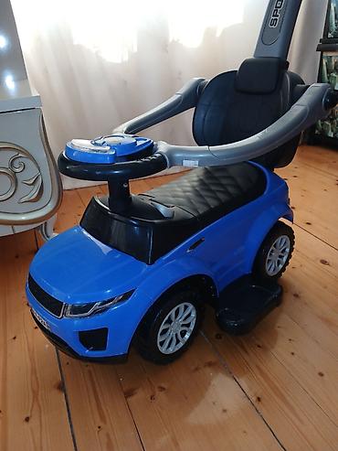 mini atv: Uşaq üçün itələmə və minik maşını – mavi rəng Xüsusiyyətlər: - Dəstək — 3