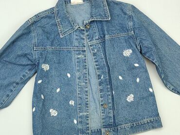 modne kurtki na zimę: Children's jeans jacket, 9 years, 128-134 cm, condition - Good