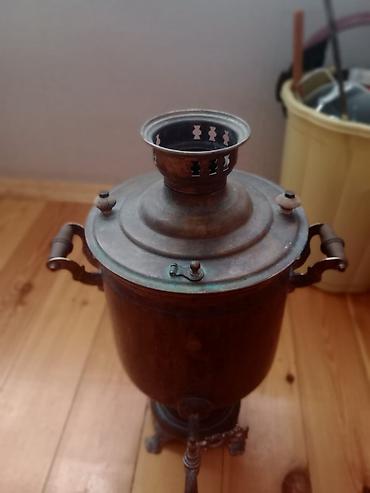 samavar: Klassik metal samovar - Material: mis/bronz gövdə, metal qapaq və — 1