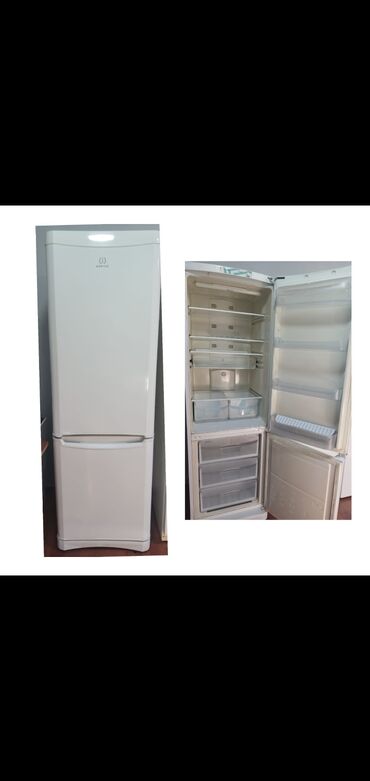 Холодильники: Б/у Холодильник Indesit, Двухкамерный, цвет - Белый
