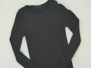 bluzki czarne długi rękaw: Blouse, S (EU 36), condition - Good