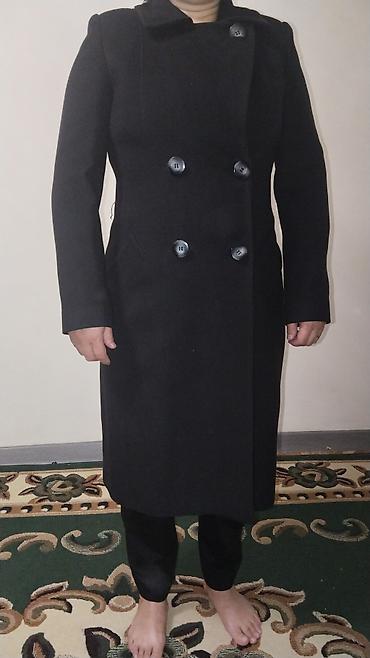 мужской плащь: Пальто, Классика, Осень-весна, Длинная модель, Двубортная модель — 1