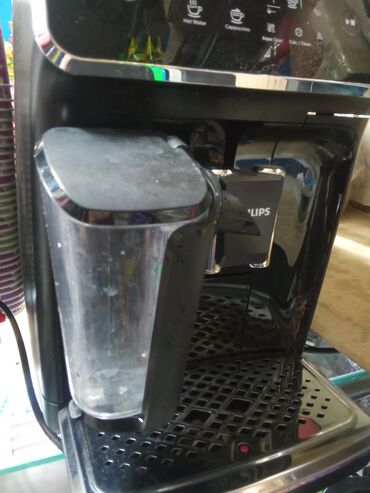 Philips cofe aparatı dənəli kofe ilə işləyir yumşaq su - filtr suyu