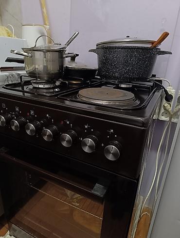 Печи, плиты: Газовая плита ZENON с духовкой - 4 газовые конфорки на варочной — 7