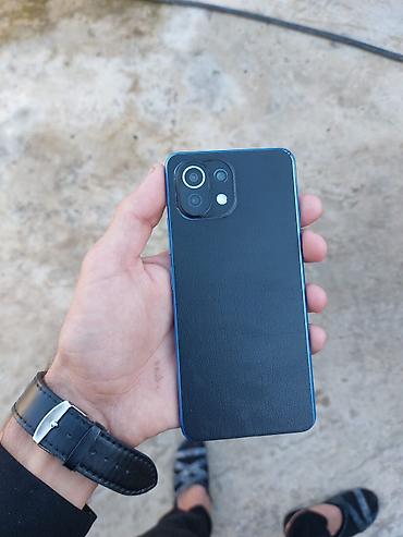 lenovo v baku: Xiaomi 11 Lite, 128 GB, rəng - Göy, 
 Barmaq izi — 2