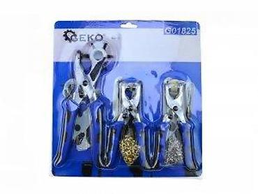 Setovi ručnog alata: Set klješta za perforiranje i ugradnju ringlica/drukera - Komplet — 13