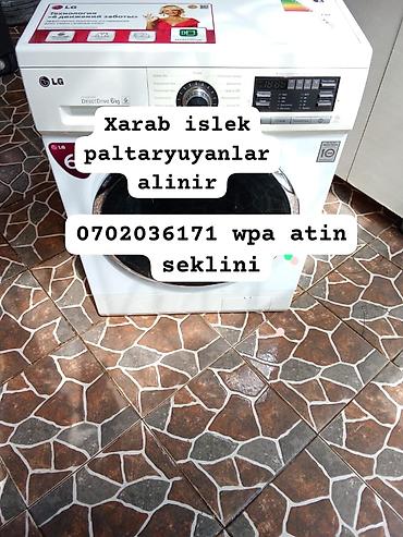 Xarab və işlək paltaryuyanların qəbulu xidməti - Brend və model fərq